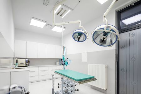 Veterinární klinika Smartvet – LED svítidla v ošetřovně typu clean room