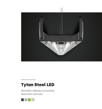 Lena Lighting- Tytan Steel LED cover CZ