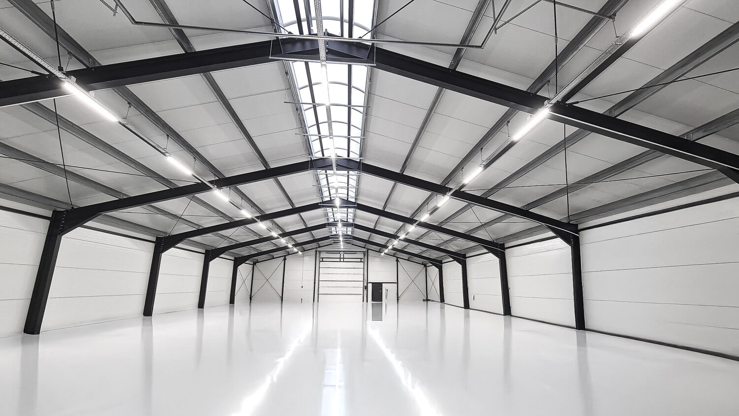Výrobní hala 720m2 Niewczas Jahodová školka sazenic