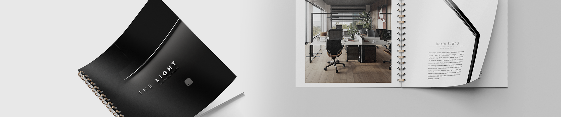 Lena Lighting- katalogy na stole
