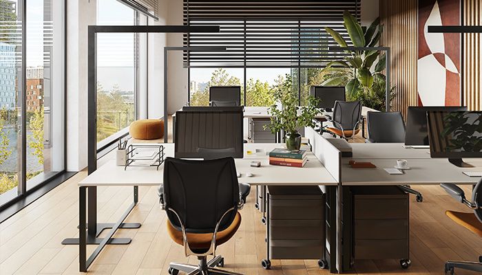 Baris Stand LED - volně stojící lampa pro moderní a udržitelné kanceláře