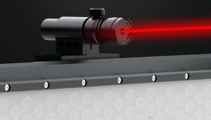 Do svítidel Factor LED XL jsme zavedli laserový zaměřovač